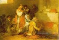 Der Kranke Gebrachte Paare Romantische moderne Francisco Goya